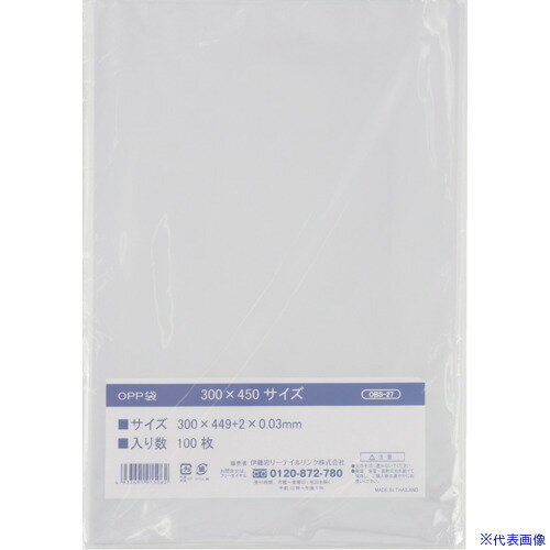 ■IRL OPP袋シールなし 300×450サイズ OBS27(3867042) ■IRL OPP袋シールなし 300×450サイズ OBS27(3867042)