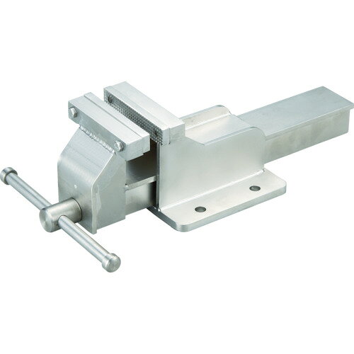 オレンジブック トラスコ中山　TRUSCOTRUSCO ステンレスバイス 100mm 〔品番:TSUB100〕[ 注番:3895611]特長●オールステンレス製なので、サビ、汚れを嫌う場所や船舶、海洋開発の機器・装置などの場所（海水で工具がサビてしまう箇所）で使用が可能です。仕様●全長(mm)：368●幅(mm)：135●高さ(mm)：113●口幅(mm)：100●口開き(mm)：150●口深さ(mm)：65●締圧力(kN)：7.8●取付穴寸法(mm)：11●取付寸法(mm)F：105●取付寸法(mm)G：138●取付寸法(mm)H：69●取付寸法(mm)J：11仕様2材質/仕上●ステンレス（SUS304）セット内容/付属品注意●強く締めすぎたり、強い衝撃を与えたりすると、破損する場合がございますのでご注意ください。●重量物のため、輸送中に外箱が傷つくことがございます。製品本体に異常がない場合は、そのままお使いいただけます。●鋳造品の抜き勾配などにより、寸法に3mm程度の公差が発生する可能性があります。●chemSHERPAおよびSDSのご提供は行っておりません。●オプション品欄に記載の口金・ねじ以外の部品はお取り扱いしておりません。原産国（名称）台湾JANコード4989999046847本体質量6kgオレンジブック トラスコ中山　TRUSCOTRUSCO ステンレスバイス 100mm 〔品番:TSUB100〕[注番:3895611][本体質量：6kg]《包装時基本サイズ：400×215×155》〔包装時質量：6260g〕分類》手作業工具》クランプ・バイス》バイス☆納期情報：仕入れ先通常在庫品 (欠品の場合有り)