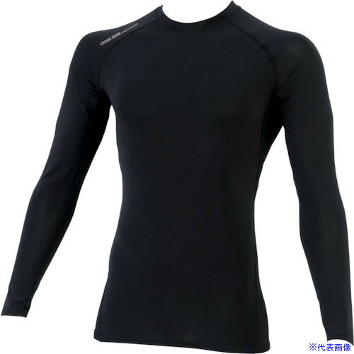 ■XEBEC 長袖コンプレッション6650−90−S クロ 665090S(3900972)[送料別途お見積り][法人限定][掲外取寄]