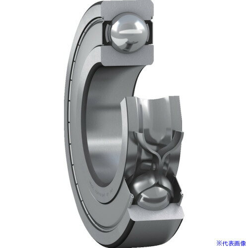 ■SKF 単列深溝玉軸受 軸受両端鋼板シールド C3すきま(すきま大) 内径35mmX外径72mmX幅17mm 62072ZC3(3906654)[送料別途見積り][法人・事業所限定][メーカー取寄]