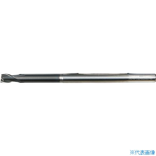 ■TRUSCO エンドミル 超硬ロングネックスクエアエンドミル2枚刃Φ2.5X25 AC40TLNE202525(3909977)