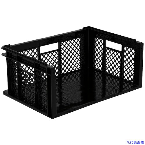 ■サンコー コンテナ サンテナーD#33ブラック 103300 10330000BK901(3912584)[送料...