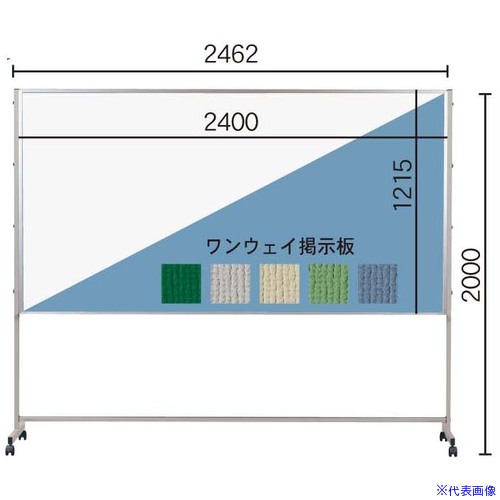 ■馬印 ホーローホワイト/掲示板Pシリーズ脚付 PTHK408(3922968)[送料別途お見積り][法人限定][外直送]