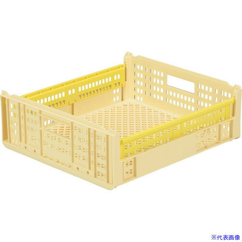 オレンジブック トラスコ中山　TRUSCOサンコー サンテナーD#39 扉付き 103903 〔品番:10390301CL202YE201〕[ 注番:3929847]特長●長側面の可動扉により搬送時の収納性と未使用時の省スペース性を両立します。仕様●容量(L)：38.7●色：クリーム/イエロー●外形寸法(mm)間口：550●外形寸法(mm)奥行：492●外形寸法(mm)高さ：182●有効内寸(mm)間口：526●有効内寸(mm)奥行：451●有効内寸(mm)高さ：158●適合カード差し(別売)：4辺124、125型、両短辺158型仕様2●90°クロス積載可能●底面形状：ゲタ網目形状材質/仕上●PPセット内容/付属品注意原産国（名称）日本JANコード本体質量1830gオレンジブック トラスコ中山　TRUSCOサンコー サンテナーD#39 扉付き 103903 〔品番:10390301CL202YE201〕[注番:3929847][本体質量：1830g]分類》物流・保管用品》コンテナ・パレット》メッシュコンテナ☆納期情報：オレンジブック掲載以外でメーカー直送品【法人限定＝会社名ご記入お願い致します。】