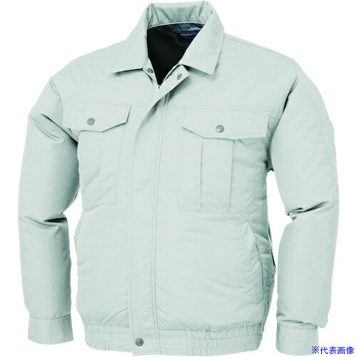■ジーベック 空調服 チタン加工 ブルゾン シルバー KU90720-K6-M KU90720K6M(3940442)[送料別途見積り][法人・事業所限定][掲外取寄]