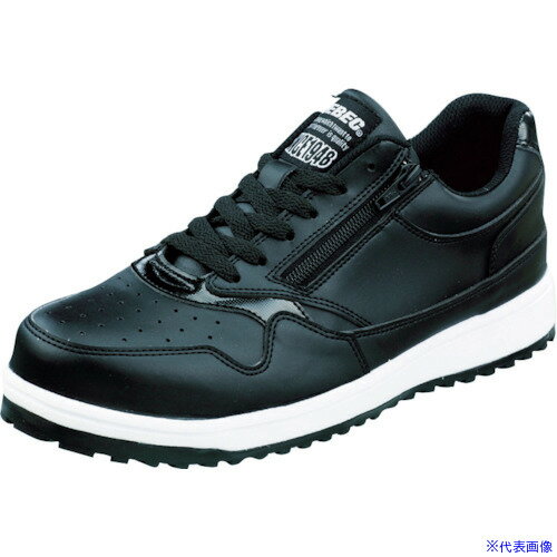 ■XEBEC ZIPアップ耐滑セフティシューズ 85118 ブラック 22.5CM 8511890225(3956642)[送料別途お見積り]..