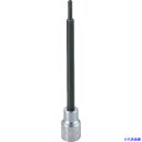■TONE ヘックスローブソケット ロングトルクスソケット(いじり防止タイプ) T25 先端寸法4.40mm 3TXT25HL(3963837)