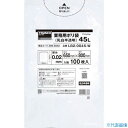 ■TRUSCO 業務用ポリ袋0.02X45L(乳白半透明)100枚入り LB20045W(3963952)