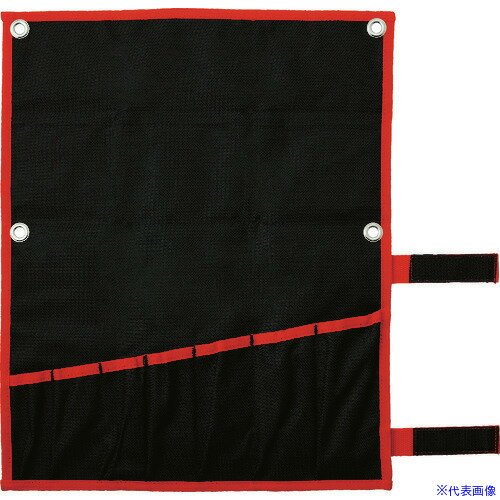 ■TONE ロール型ツールケース 布袋 幅390×高さ480mm 7ポケット BNRM7L(3964329)