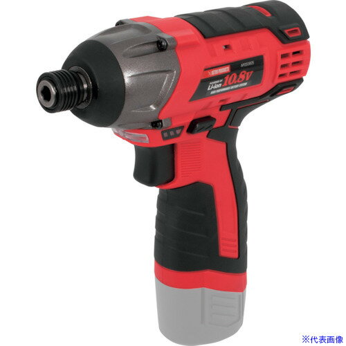オレンジブック トラスコ中山　TRUSCOアストロプロダクツ DC10.8V 充電式 インパクトドライバー 〔品番:2005000008054〕[ 注番:3981059]特長●DC10.8Vシリーズ専用バッテリーで使用できる、インパクトドライバーです。●回転に打撃を加えることで、長い木ネジやボルトナットの締め緩めなどの作業も、楽に行えます。●ビットの脱着は、ホルダースリーブをスライドするだけのワンタッチです。用途●木ネジやボルトナットの締め緩めなどの作業に。仕様●最大締付トルク(N・m)：約100●最大締付トルク(N・m)強：100仕様2●・本体サイズ：（バッテリー含まず）：L160×W51×H155mm●・重量（バッテリー含まず）：約780g●・適用ビット二面幅：1/4●・最大トルク：約100Nm●・無負荷回転数：0〜2600min-1●・打撃数：0〜3200回/分●・回転方向：正逆回転●・最大連続使用時間：約20分●・無負荷連続作動時間：（バッテリー満充電時）：約35分●・LEDライト付材質/仕上●ABS(本体)、TPE(ラバーグリップ部分)●TPE（ラバーグリップ部分）●アルミニウム（ヘッド部）セット内容/付属品●取扱説明書注意原産国（名称）中国JANコード2005000008054本体質量780gオレンジブック トラスコ中山　TRUSCOアストロプロダクツ DC10.8V 充電式 インパクトドライバー 〔品番:2005000008054〕[注番:3981059][本体質量：780g]《包装時基本サイズ：57×161×173》〔包装時質量：871g〕分類》電動・油圧・空圧工具》電動工具》インパクトドライバー☆納期情報：仕入れ先通常在庫品 (欠品の場合有り)