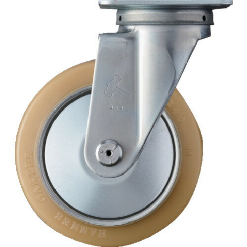 ■ハンマー 旋回式ウレタン車輪(スチールホイール・ローラーベアリング)150mm 420SURB150(3984991)