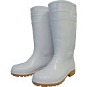 ■福山ゴム 耐油長靴先芯入り ガロア#1ホワイトM GLA1MH(4002466)