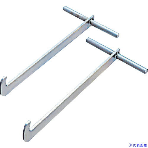 ■CHUBU グレーチング細目専用ハンドル GH2(4021687)[送料別途見積り][法人・事業所限定][外直送]