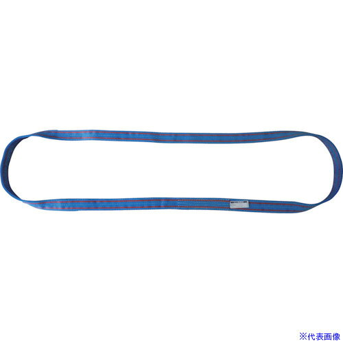 ■TESAC ブルースリング(JIS4等級・エンドレス形)荷重4.0t 全長4.5m 4N50X4.5(4024035)[送料別途お見積り][法人限定][外直送]