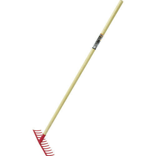 ■TRUSCO スチールレーキ 木柄 12本爪 TSRM12(4026080)