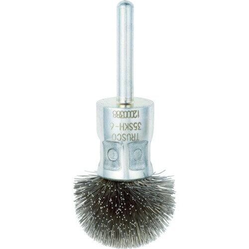 ■TRUSCO 傘型ステンレスブラシ 半円型 Φ35 35SKH6(4026969)
