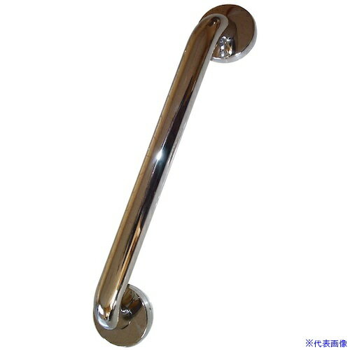 ■フジテック ステンレス愛棒握32×600ヘッダー付 35016(4034876)[送料別途お見積り][法人限定][掲外取寄]