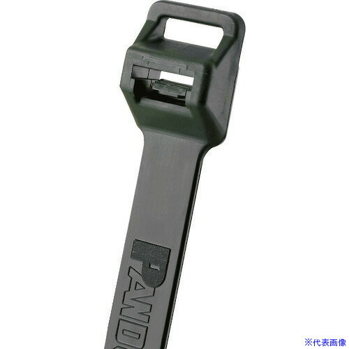 ■PANDUIT ナイロン結束バンド 耐候性黒(100本入)幅12.7 厚さ1.9 PLT5EHC0(4037405)