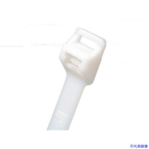 ■PANDUIT ナイロン結束バンド ナチュラル (100本入) 幅12.7mm PLT6EHC(4037456)