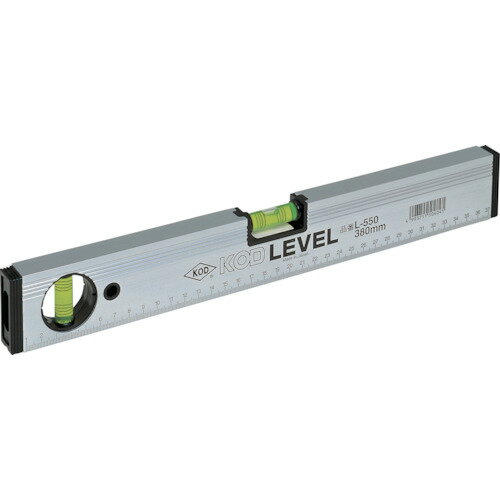 ■KOD マグネット付 箱型アルミレベル L550M150MM(4050681)