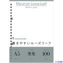■maruman A5 ルーズリーフ 無地 100枚 L1306H(4056225)