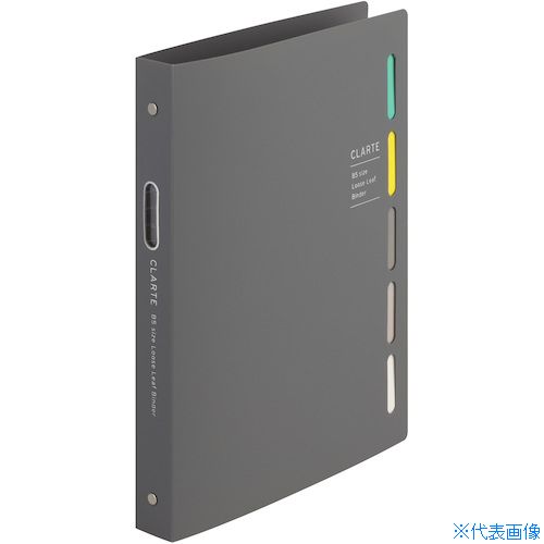 オレンジブック トラスコ中山　TRUSCOmaruman B5 バインダー クラルテ グレー 〔品番:F31111〕[ 注番:4056227]特長●落ち着いた色味の「キレイめ」バインダーです。●表紙に抜き加工が施されているので、閉じていてもインデックスのタイトルを確認できます。仕様●用紙サイズ：B5●穴数(個)：26●収納枚数(枚)：120●色：グレー●縦(mm)：276●横(mm)：218●背幅(mm)：29仕様2●26穴材質/仕上セット内容/付属品注意原産国（名称）日本JANコード4979093311118本体質量200gオレンジブック トラスコ中山　TRUSCOmaruman B5 バインダー クラルテ グレー 〔品番:F31111〕[注番:4056227][本体質量：200g]《包装時基本サイズ：276×218×29》〔包装時質量：200g〕分類》オフィス・住設用品》文具・事務用品》ノート☆納期情報：仕入れ先通常在庫品 (欠品の場合有り)