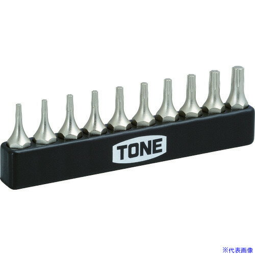 ■TONE オフセット式ラチェットドライバー用ビット トルクスプラスビットセット 10点セット BTIP10S(405..