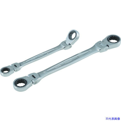 ■TONE 両首振ラチェットめがねレンチ 10×12mm RMFW1012(4057902)