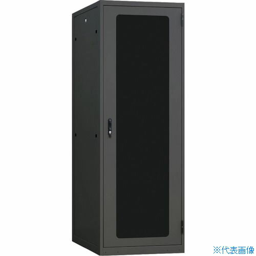 ■摂津金属工業 ネットワークラック SNR2シリーズ ブラック 700×1500×700 SNR230U7070NB(4058449)[送料別途見積り][法人・事業所限定][直送]