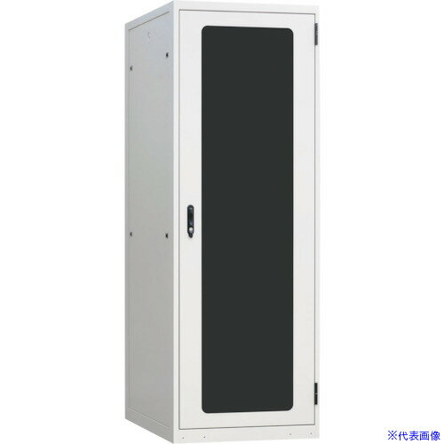 ■摂津金属工業 ネットワークラック SNR2シリーズ ホワイトグレイ 600×2000×600 SNR242U6060NW(4058476)[送料別途見積り][法人・事業所限定][直送]