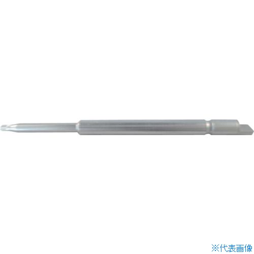 ■近江 小型精密用ドライバービット Φ4Dカット差込 へクスウェーブビット 刃先T6 全長64mm 段付Φ2.5×20 V05TT6642.5(4061390)×10