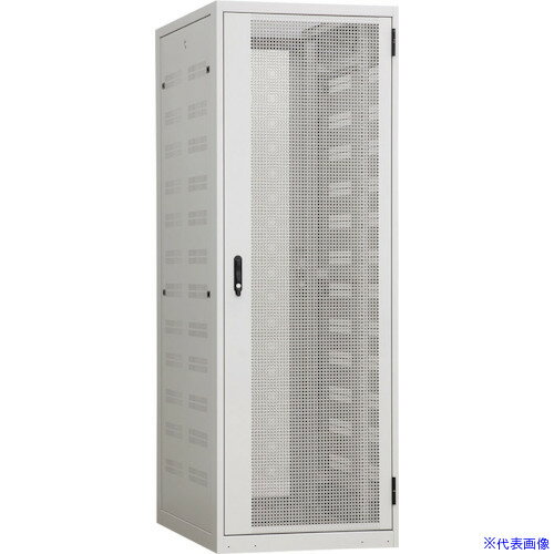 ■摂津金属工業 サーバーラック SSR2シリーズ ホワイトグレイ 700×1000×1000 SSR219U70A0VW(4061662)[送料別途見積り][法人・事業所限定][直送]