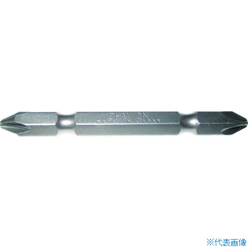 ■近江 六角6.35 溝13差込(カムアウト防止仕様) Wビット +2 全長110 FV V21W2110FV(4061896)×10