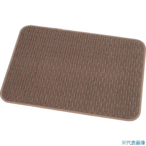 オレンジブック トラスコ中山　TRUSCO3M エンハンスマット 1000 茶 900X750mm 〔品番:E1BRO900X750〕[ 注番:4071336]特長●ナイロンの極太繊維と細繊維のコンビネーションにより、雨天時の水分を素早く吸収します。●従来のマットの半分以下という超軽量さを実現した雨天対策用マットです。●防炎適合品です。防炎性能登録番号(ET000231)用途●大型店舗、公共施設、オフィスビルなどの雨天用マット。仕様●色：茶●サイズ長辺(mm)：900●サイズ短辺(mm)：750●厚さ(mm)：9●泥抜き穴：なし仕様2●裏地付●泥抜き穴なし材質/仕上●表面:ナイロン●裏地:熱可塑性エラストマー樹脂セット内容/付属品注意●この商品は、一般消費者様向けの製品ではないため、表示や取扱説明書などが一般消費者様向けに表記・同梱されておりません。原産国（名称）日本JANコード4901690234200本体質量1.35kgオレンジブック トラスコ中山　TRUSCO3M エンハンスマット 1000 茶 900X750mm 〔品番:E1BRO900X750〕[注番:4071336][本体質量：1.35kg]《包装時基本サイズ：120×120×960》〔包装時質量：2kg〕分類》清掃・衛生用品》床材用品》玄関マット☆納期情報：仕入れ先通常在庫品 (欠品の場合有り)