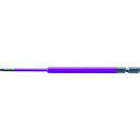 ■アネックス 六角レンチカラービット1本組 対辺3×150 ACHX3015(4071778)
