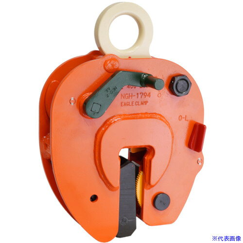 ■EAGLE 縦つり用無傷クランプ NEC2−500kg(1−16) NEC500116(4087722)[送料別途お見...