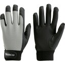 ■TRUSCO PU薄手手袋エンボス加工 グレー S TPUMGS(4089723)