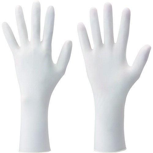 ■SHOWA 使い捨て手袋 B0120 ニトリルスタット100枚入パウダーフリー XSサイズ B0120XS(4092074)