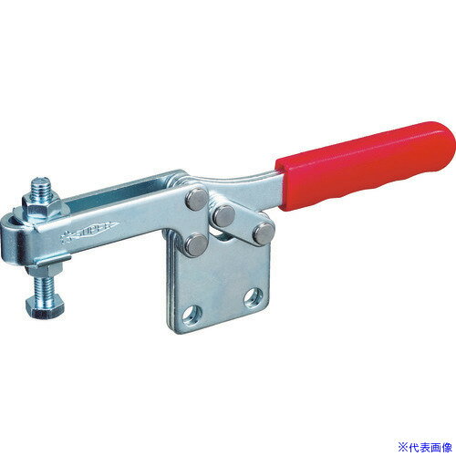 ■スーパー 下方押え型トグルクランプ(水平ハンドル式) 全長:252mm 締付力:2.8kN ストレートベース TDBL38S(4094042)