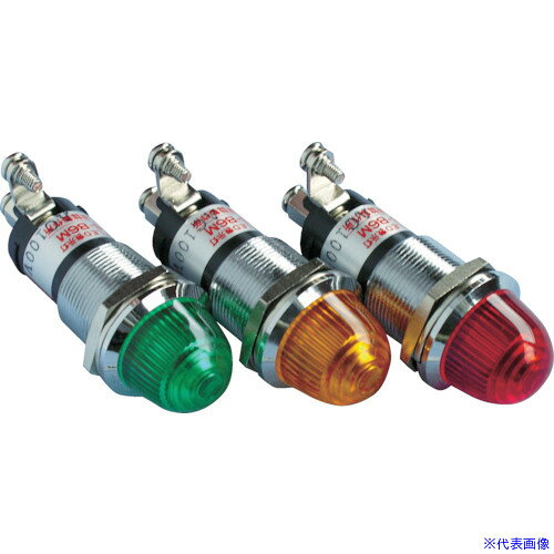 ■サカヅメ ランプ交換型超高輝度LED表示灯(AC100V接続) 橙 φ16 DO8B6MAC100VOO(4131690)