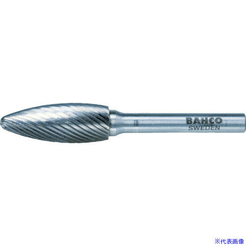 ■BAHCO 楕円形超硬ロータリーバー ダブルカット 刃径6mm BAHH0613M03X(4135407)
