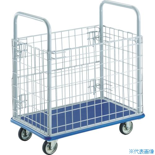 オレンジブック トラスコ中山　TRUSCOTRUSCO プレス製台車 ドンキーカート 金網付810×510 〔品番:207N〕[ 注番:4145241]特長●ゴミ出しやリネンカートに向いてます。●棒状の積載物を立てたまま一括搬送できます。仕様●均等荷重(kg)：250●長さ(mm)：810●幅(mm)：510●高さ(mm)：205●ハンドル高さ(mm)：895●キャスター径(mm)：130●適合ストッパー：200NKB、200NS、200NJB●組立目安：2人30分仕様2●組立式●自在キャスター、固定キャスター各2個(ラジアルベアリング入省音キャスター)●金網内寸　長さ×幅×高さ(mm)：758×458×500●金網付タイプ材質/仕上●荷台:スチール●ハンドル:スチール●金網:スチール●マット:塩化ビニール●ハンドル表面処理:粉体塗装●キャスター金具:スチール●車輪:ブタジエンゴム(SBR)セット内容/付属品注意●提供不可：chemSHERPA、SDS、ミルシート原産国（名称）日本JANコード4989999187465本体質量27.5kgオレンジブック トラスコ中山　TRUSCOTRUSCO プレス製台車 ドンキーカート 金網付810×510 〔品番:207N〕[注番:4145241][本体質量：27.5kg]《包装時基本サイズ：540×830×290》〔包装時質量：30kg〕分類》搬送機器》運搬台車》プレス製台車☆納期情報：メーカー取り寄品（弊社より発送）