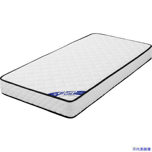 ■IRIS 108496 ポケットコイルマットレス 厚さ20cm シングル ホワイト PMTS20NS(4150905)[法人限定][外直送元]