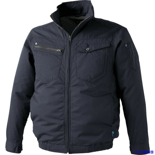 ■CHUSAN WZ ワンウォッシュコットン・ジャケット ネイビー・ブラック M 9159819M(4164278)[送料別途見積り][法人・事業所限定][掲外取寄]