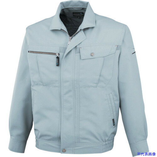 ■CHUSAN 長袖ブルゾン ミントグリーン LL 300840LL(4164372)[送料別途見積り][法人・事業所限定][掲外取寄]