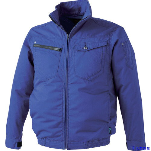 ■CHUSAN WZ ワンウォッシュコットン・ジャケット ミッド・ブルー XL 9159820XL(4165681)[送料別途見積り][法人・事業所限定][掲外取寄]