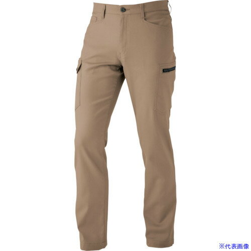 ■CHUSAN ドビーストレッチT/C メンズカーゴパンツ カーキ 105 281508105(4167683)[送料別途見積り][法人・事業所限定][掲外取寄](4.0)