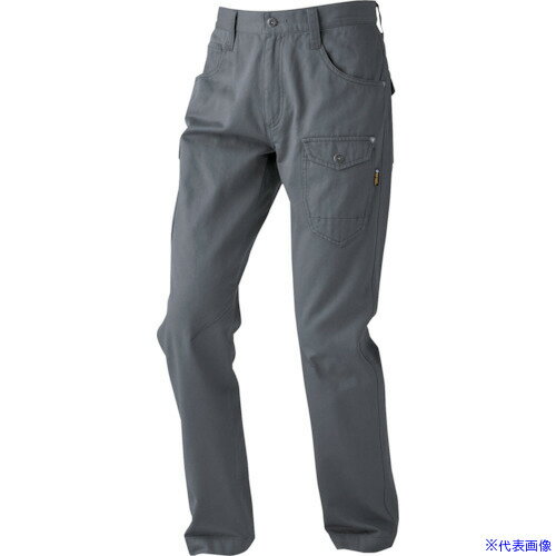 ■CHUSAN 綿100％カーゴパンツ グレー 70 7700250570(4174007)[送料別途見積り][法人・事業所限定][掲外取寄](4.0)