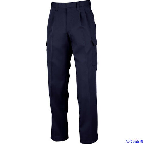 ■CHUSAN ツータックカーゴパンツ コン 105 540502105(4174078)[送料別途見積り][法人・事業所限定][掲外取寄](4)