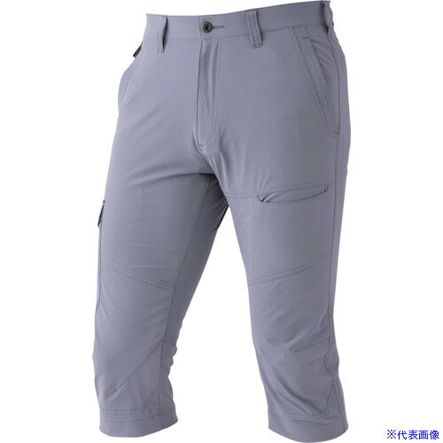 樂天商城 - ■CHUSAN コーデュラ2WAYストレッチカーゴクロップドパンツ L・グレー 4L 83068094L(4181862)[送料別途見積り][法人・事業所限定][掲外取寄]